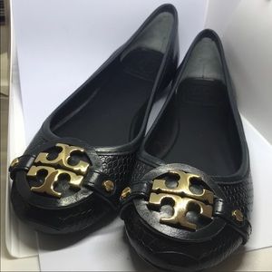 Aaden Tory Burch Snake Skin Flat